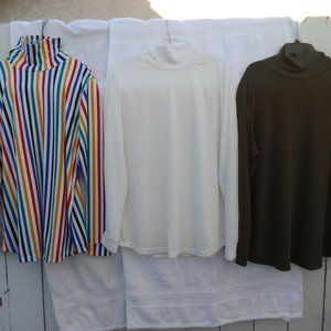 Bundle of 3 him-her/turtleneck/essential/long sleeve, brand new, SKU